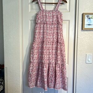 Max Studios Floral Ruffled Tank Dress